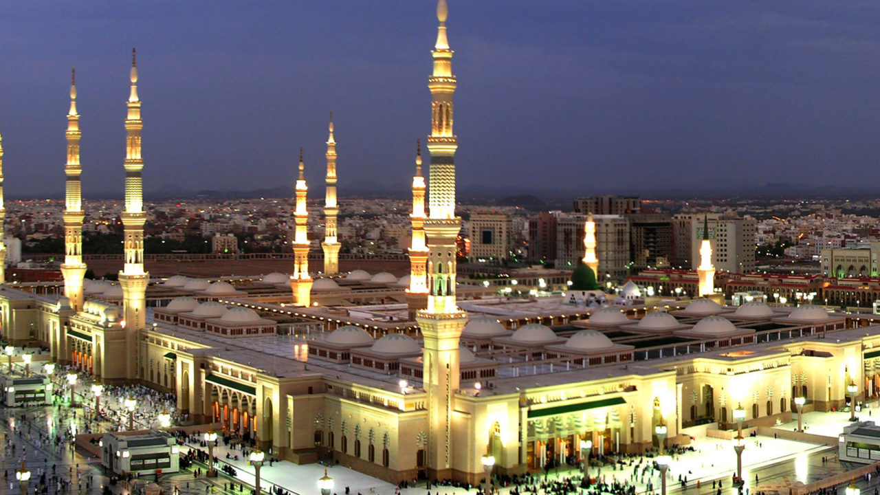صورة خلفية شاشة المسجد النبوي المدينة المنورة Islamic Wallpapers – صور خلفيات عالية الدقة HD Wallpapers